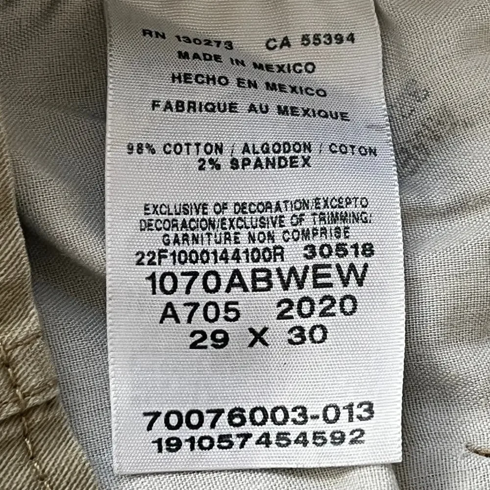 Wrangler Utility Relaxed Fit Cargo Jeans Mens 29 x 30 Straight Leg Skate Hike